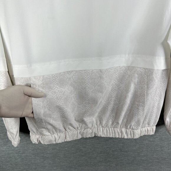 Athleta Womens S Run With It Snake Print Pullover Jacket Windbreaker Athleisure - Picture 10 of 16